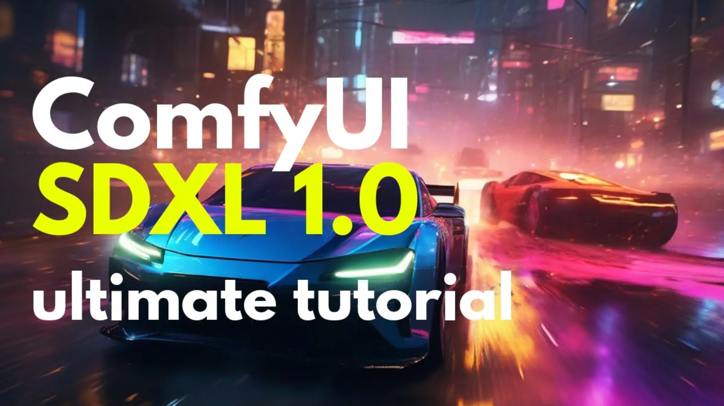 Thumbnail for ComfyUI SDXL Tutorial